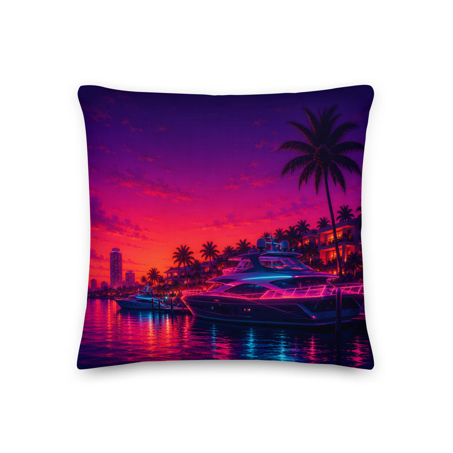Coussin Marina Néon