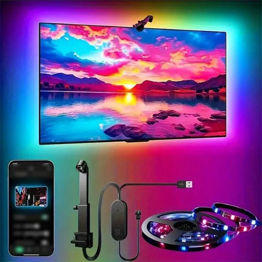LED Synchronisée avec caméra, application et ruban