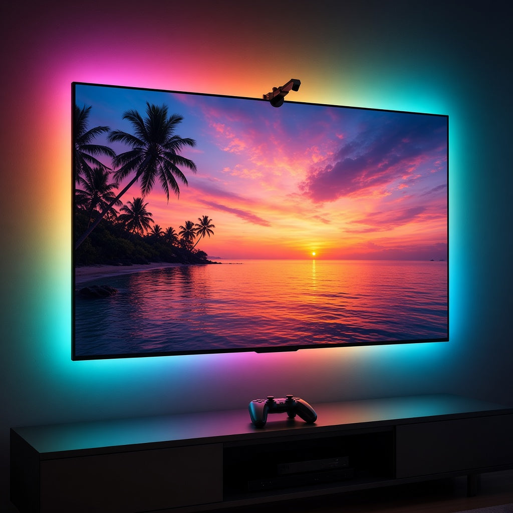 LED Synchronisée derrière une TV
